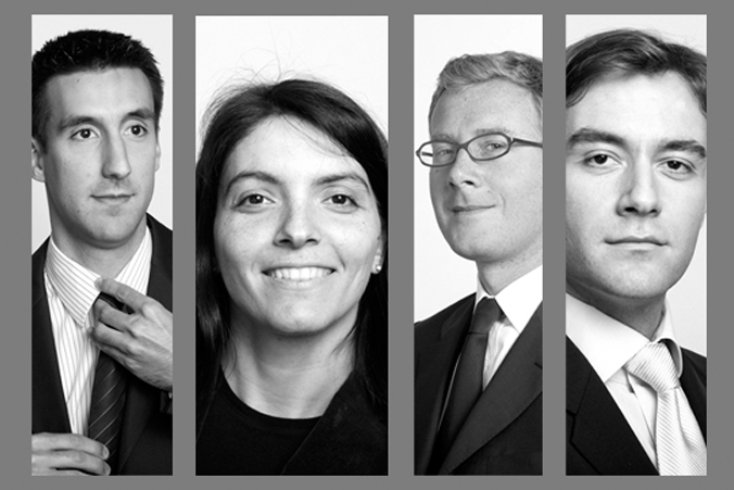 Studio portraits jeunes financiers